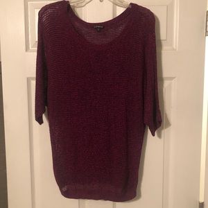 Express dolman sleeve knit top